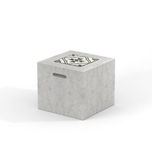 Cubic Table InsideOut Concrete